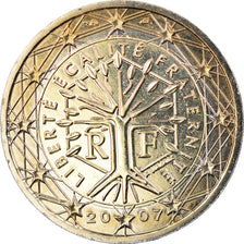 France, 2 Euro, 2007, Paris, BU, MS(65-70), Bi-Metallic, Gadoury:8a., KM:1414