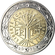 França, 2 Euro, 2010, Paris, BU, MS(65-70), Bimetálico, Gadoury:8a., KM:1414