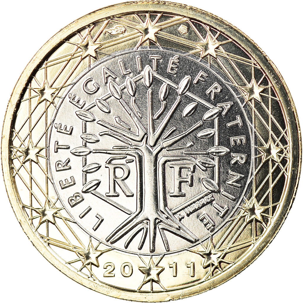 Frankrijk, Euro, 2011, Paris, BU, FDC, Bi-Metallic, Gadoury:7a., KM:1413
