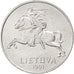 LITHUANIA, 2 Centai, 1991, KM #86, MS(63), Aluminum, 21.75, 1.10