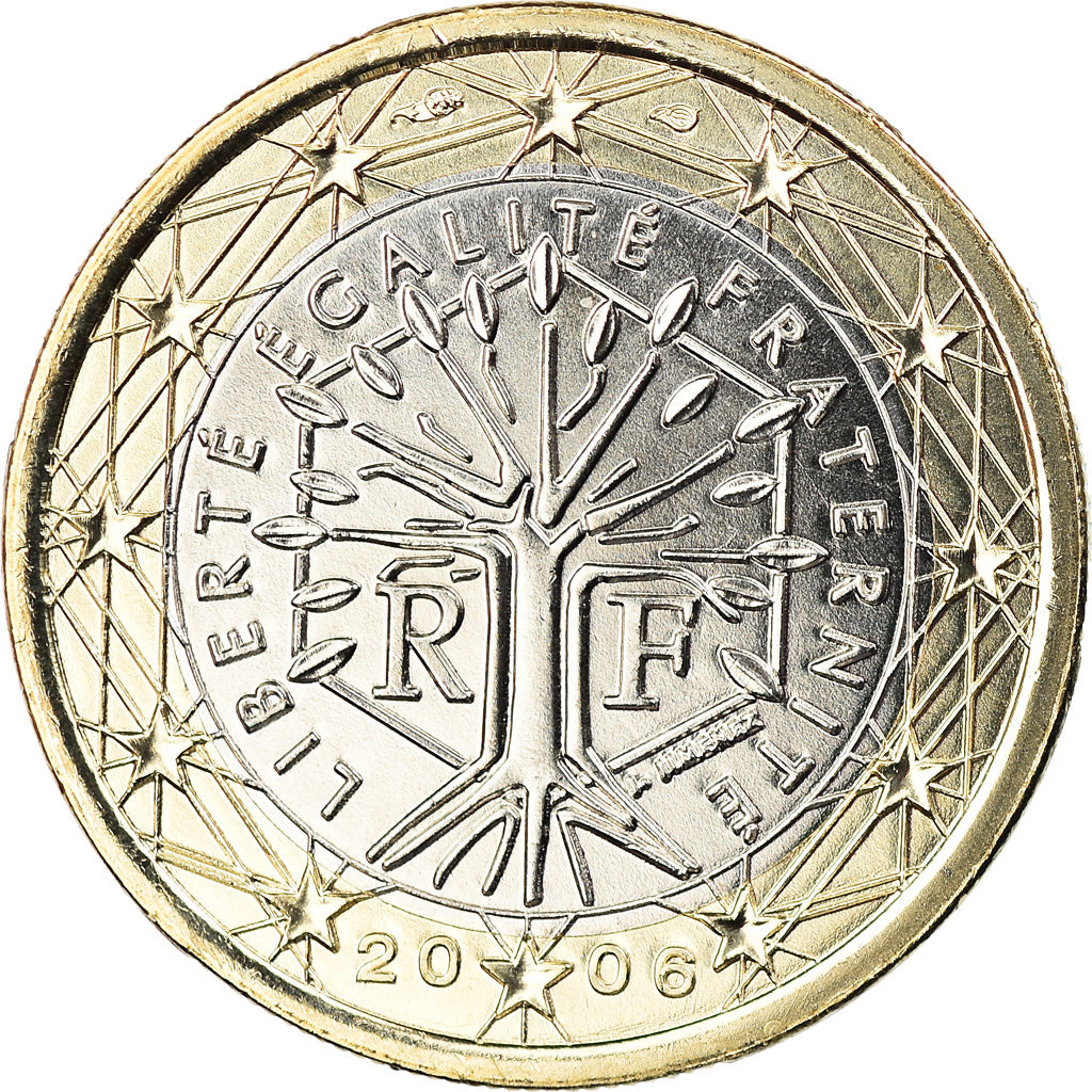 Francia, Euro, 2006, Paris, BU, FDC, Bi-metallico, Gadoury:7, KM:1288