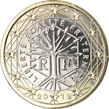France, Euro, 2012, Paris, BU, MS(65-70), Bi-Metallic, Gadoury:7a., KM:1413
