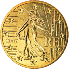 France, 50 Euro Cent, 2007, Paris, BU, MS(65-70), Brass, Gadoury:6a., KM:1412