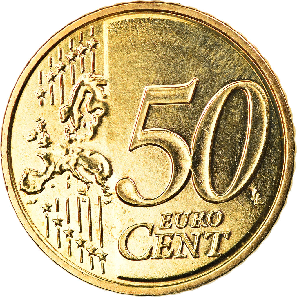 France, 50 Euro Cent, 2013, Paris, BU, MS(65-70), Brass, Gadoury:6a., KM:1412