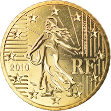 France, 50 Euro Cent, 2010, Paris, BU, FDC, Laiton, Gadoury:6a., KM:1412