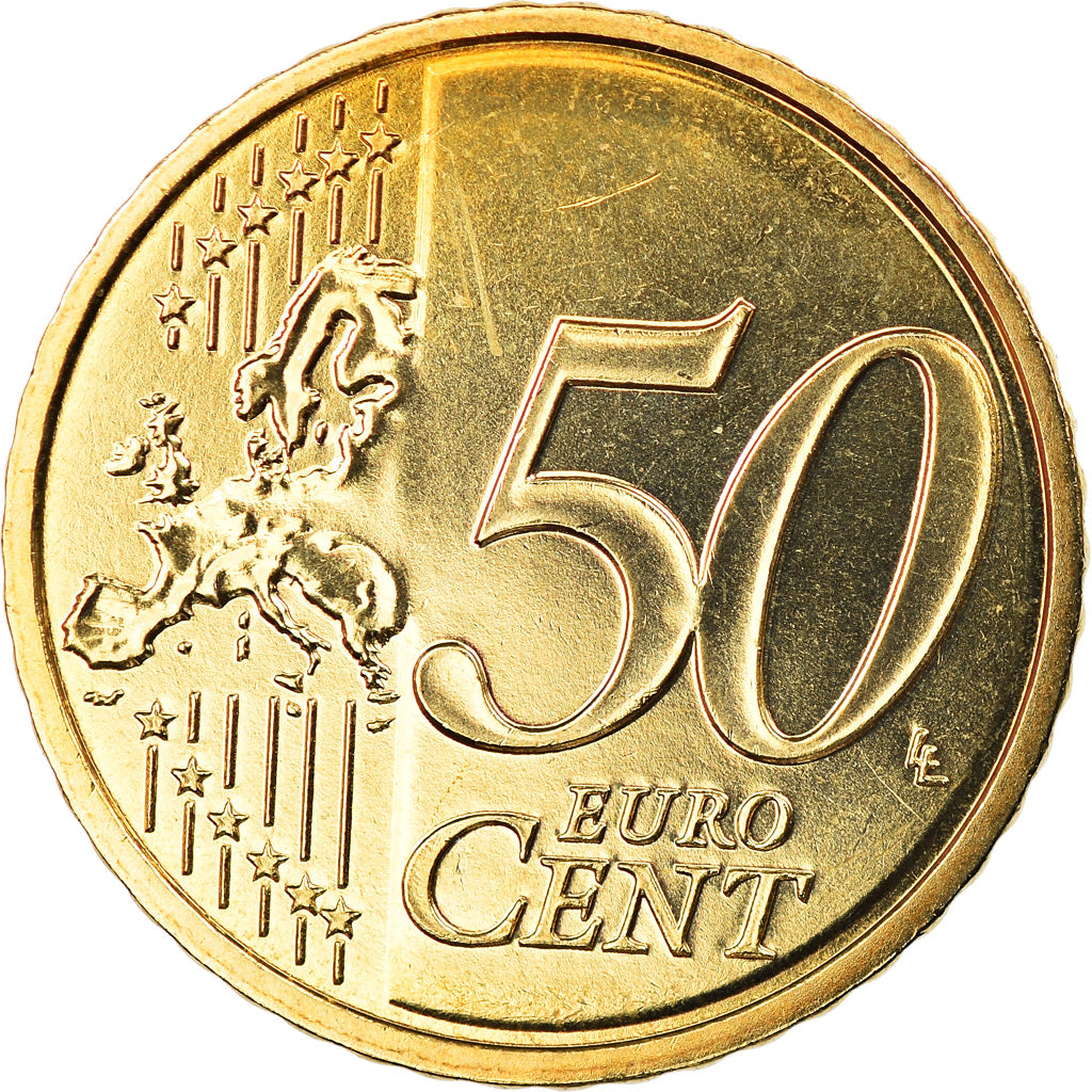 France, 50 Euro Cent, 2010, Paris, BU, FDC, Laiton, Gadoury:6a., KM:1412
