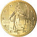 France, 50 Euro Cent, 2010, Paris, BU, MS(65-70), Brass, Gadoury:6a., KM:1412