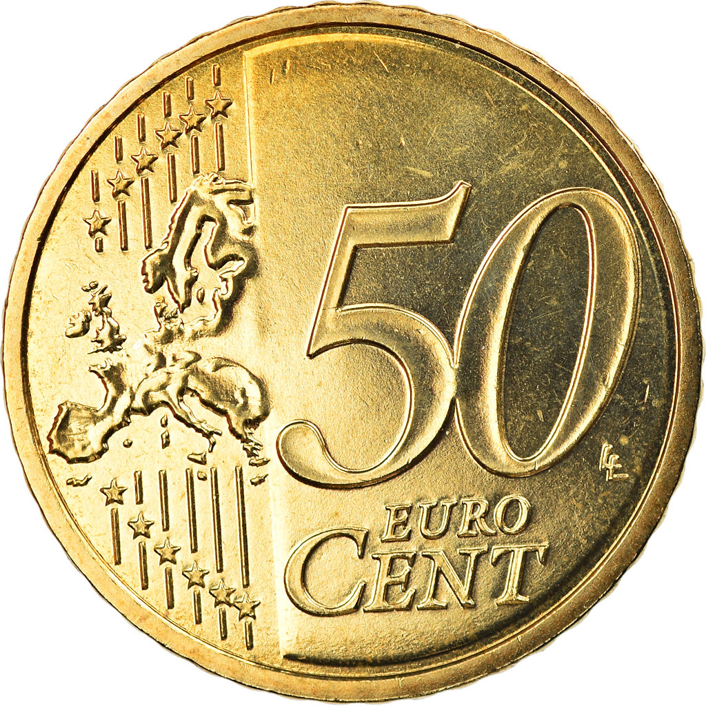 France, 50 Euro Cent, 2010, Paris, BU, MS(65-70), Brass, Gadoury:6a., KM:1412