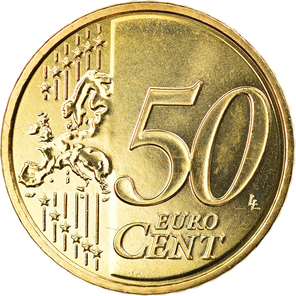 France, 50 Euro Cent, 2012, Paris, BU, MS(65-70), Brass, Gadoury:6a., KM:1412