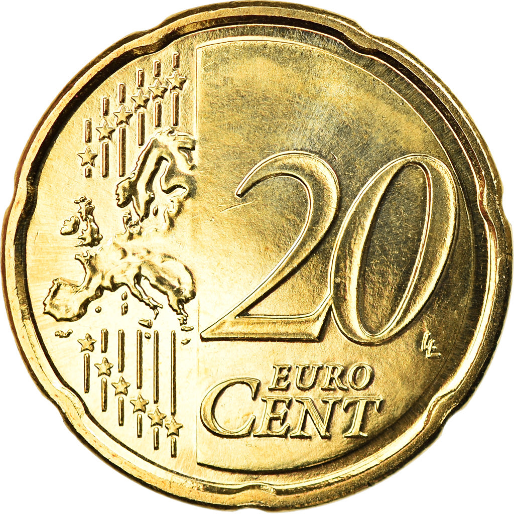 Francia, 20 Euro Cent, 2013, Paris, BU, FDC, Latón, Gadoury:5a, KM:1411
