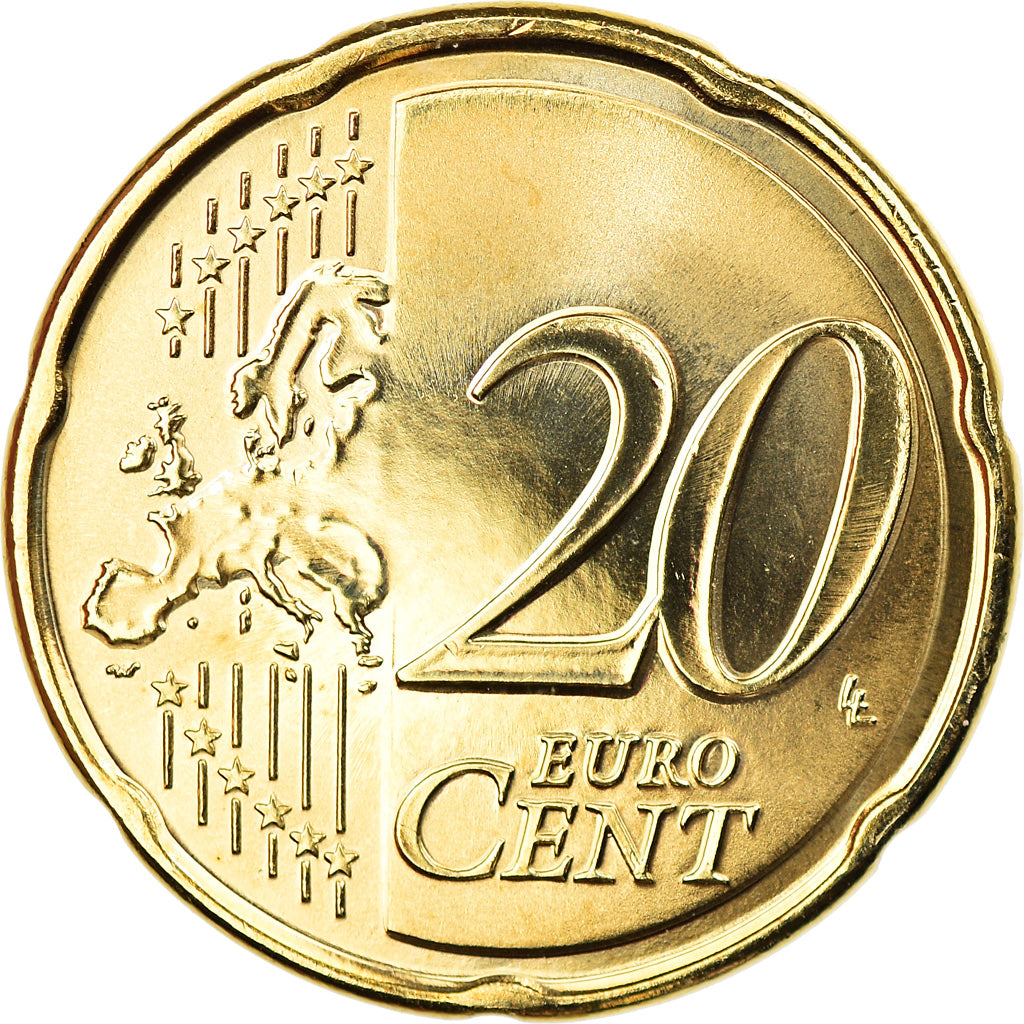 France, 20 Euro Cent, 2011, Paris, BU, MS(65-70), Brass, Gadoury:5a, KM:1411
