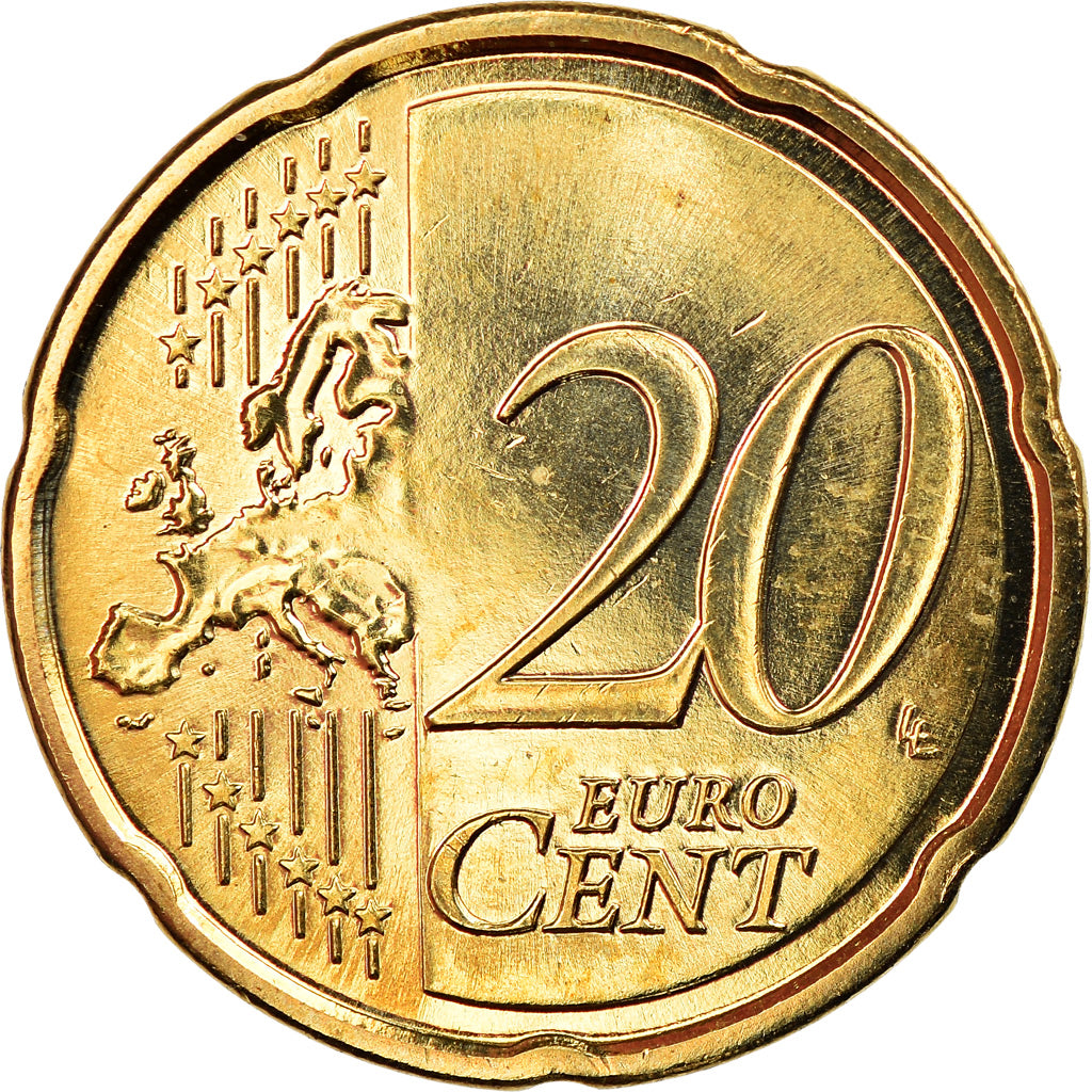 France, 20 Euro Cent, 2012, Paris, BU, FDC, Laiton, Gadoury:5a, KM:1411