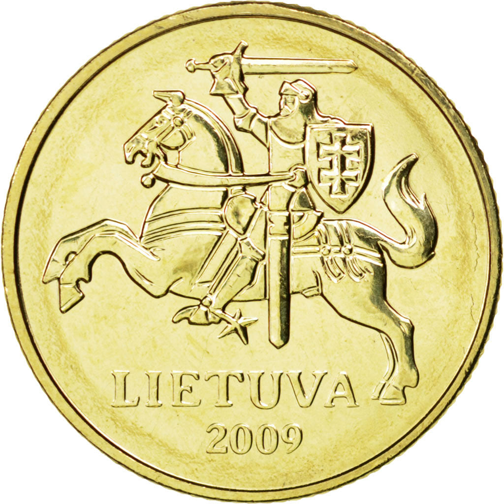 LITHUANIA, 20 Centu, 2009, KM #107, MS(63), Nickel-Brass, 20.5, 4.82