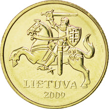 Coin, Lithuania, 20 Centu, 2009, MS(63), Nickel-brass, KM:107