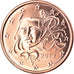 France, 5 Euro Cent, 2012, Paris, BU, MS(65-70), Copper Plated Steel, Gadoury:3