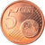 Francia, 5 Euro Cent, 2011, Paris, BU, FDC, Cobre chapado en acero, Gadoury:3