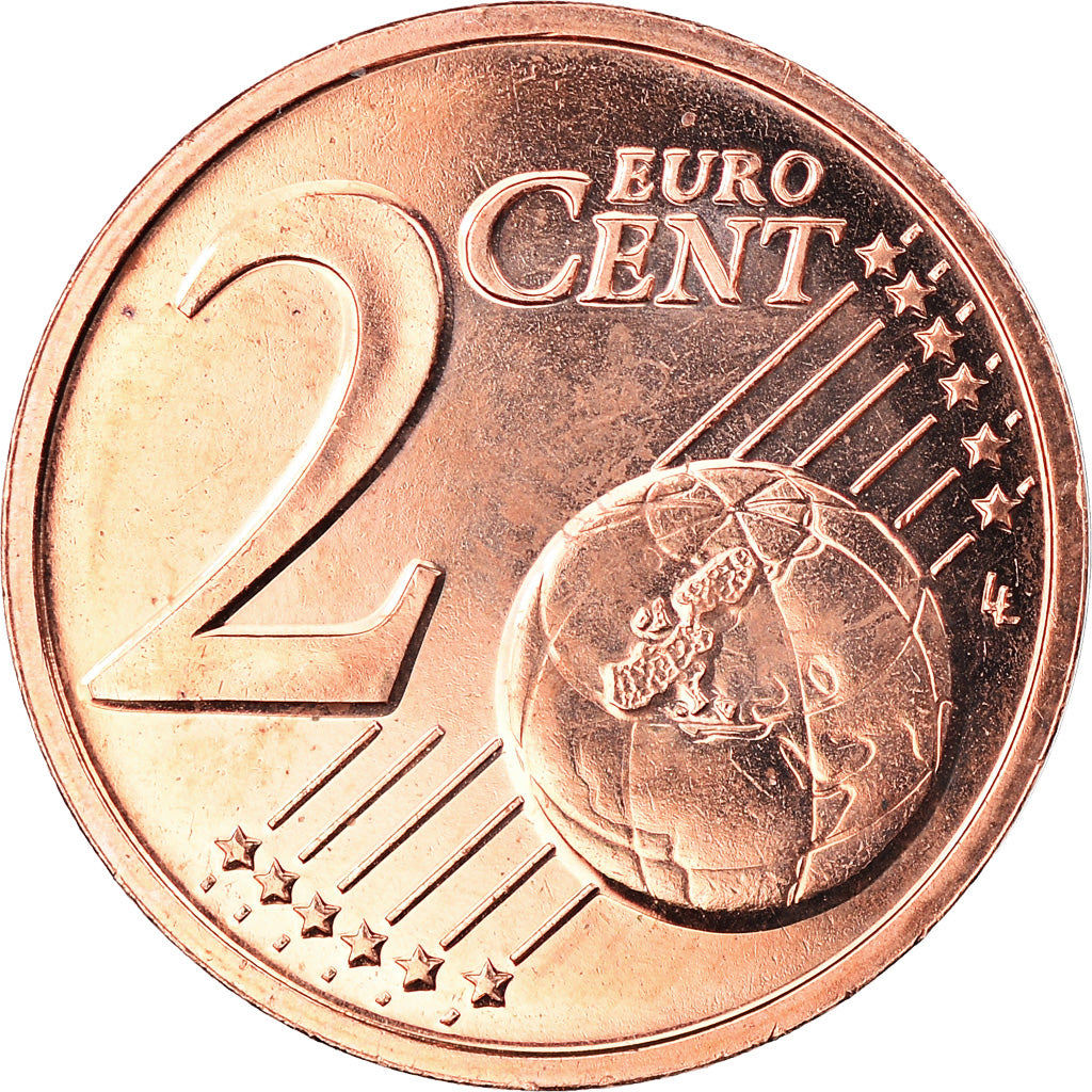 Frankrijk, 2 Euro Cent, 2012, Paris, BU, FDC, Copper Plated Steel, Gadoury:2