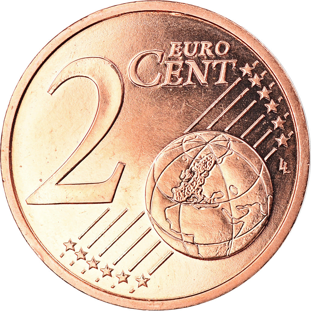 Francia, 2 Euro Cent, 2009, Paris, BU, FDC, Cobre chapado en acero, KM:1283