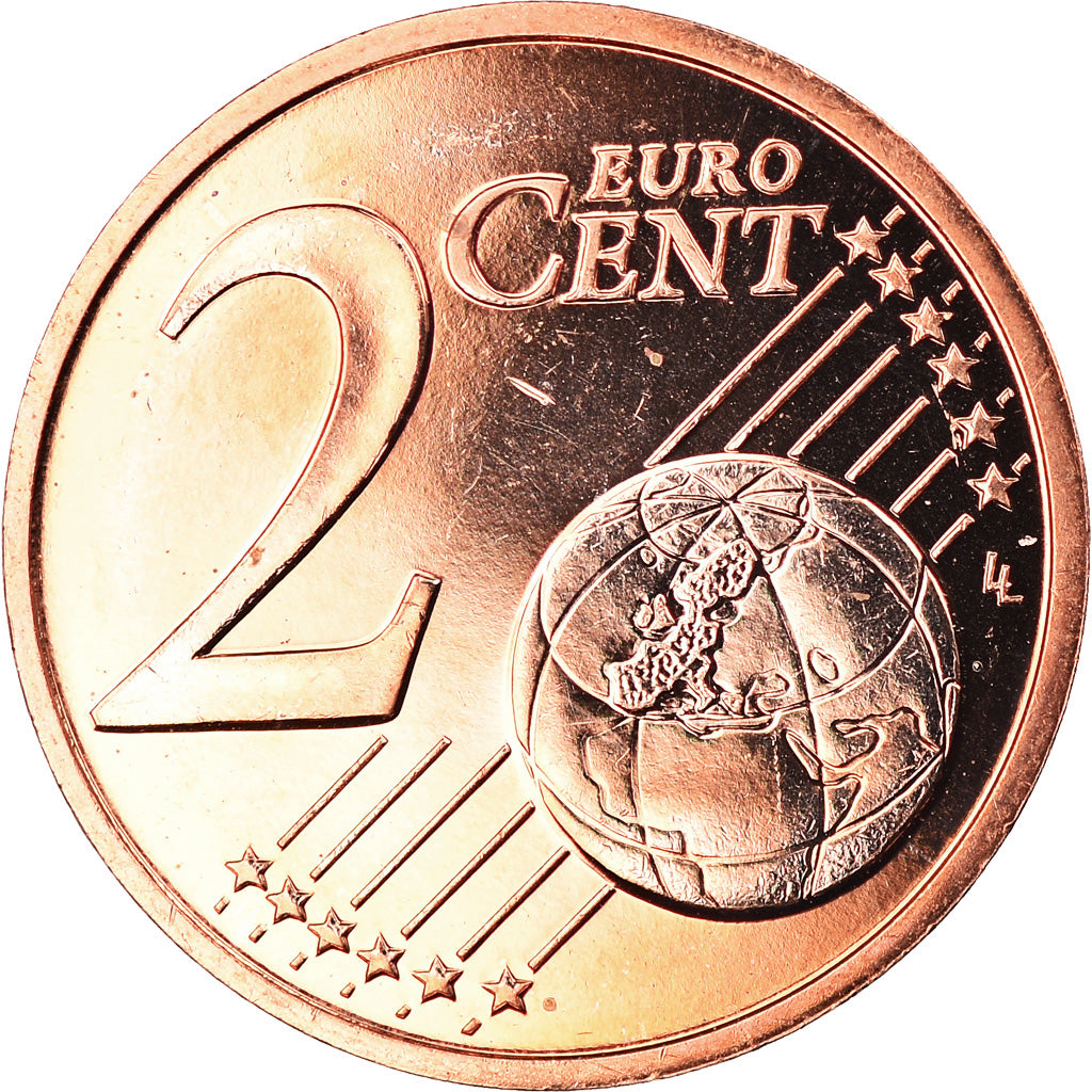 Francia, 2 Euro Cent, 2009, Paris, BU, FDC, Cobre chapado en acero, Gadoury:2