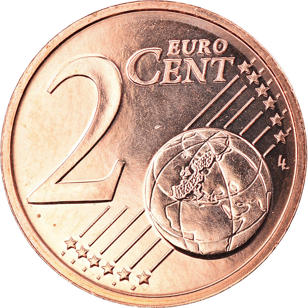 Francia, 2 Euro Cent, 2008, Paris, BU, FDC, Cobre chapado en acero, Gadoury:2