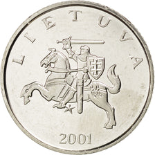 LITHUANIA, Litas, 2001, KM #111, MS(63), Copper-Nickel, 22.3, 6.19