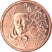 Francia, Euro Cent, 2008, Paris, BU, FDC, Cobre chapado en acero, Gadoury:1