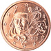 Francia, Euro Cent, 2013, Paris, BU, FDC, Cobre chapado en acero, Gadoury:1