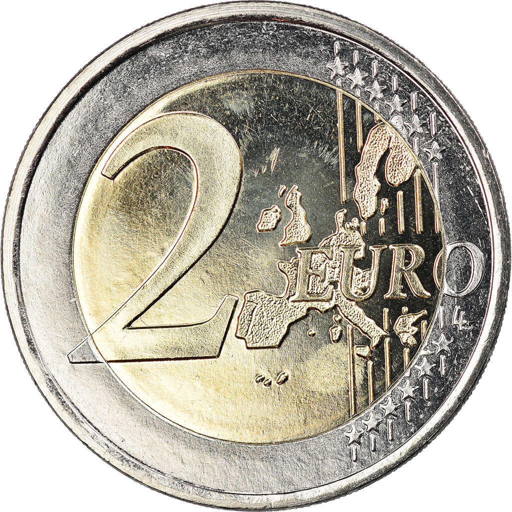Grèce, 2 Euro, 2002, Athènes, BU, FDC, Bi-Metallic, KM:188