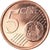 Grécia, 5 Euro Cent, 2005, Athens, BU, MS(65-70), Aço Cromado a Cobre, KM:183