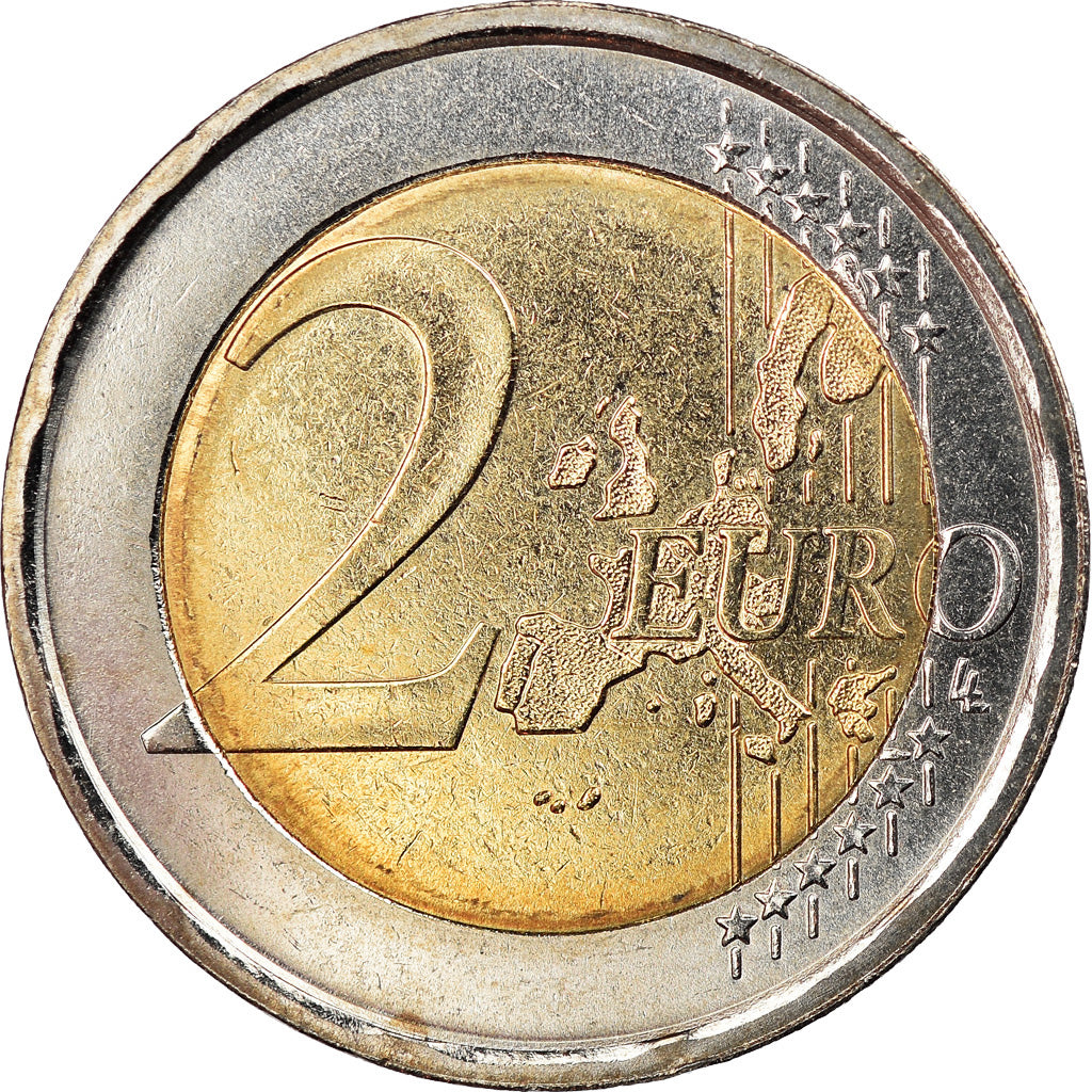 Italy, 2 Euro, 2002, Rome, BU, MS(65-70), Bi-Metallic, KM:217