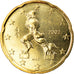 Italy, 20 Euro Cent, 2002, Rome, BU, MS(65-70), Brass, KM:214