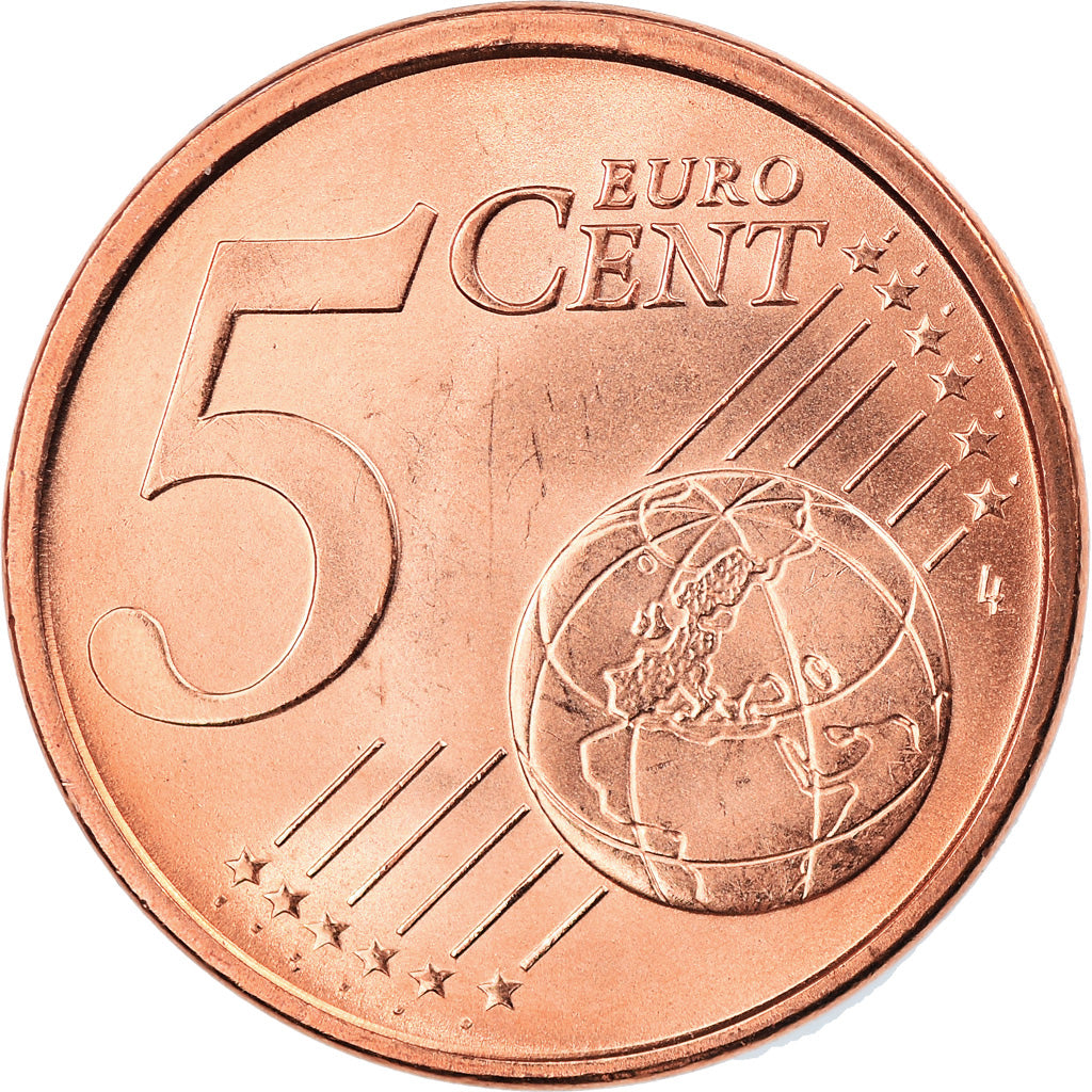 Italy, 5 Euro Cent, 2002, Rome, BU, MS(65-70), Copper Plated Steel, KM:212