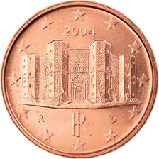 Italy, Euro Cent, 2004, Rome, BU, MS(65-70), Copper Plated Steel, KM:210