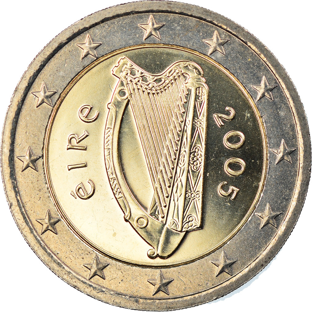IRELAND REPUBLIC, 2 Euro, 2005, Sandyford, BU, MS(65-70), Bi-Metallic, KM:39