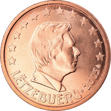 Luxemburgo, 5 Euro Cent, 2005, Utrecht, BU, MS(65-70), Aço Cromado a Cobre
