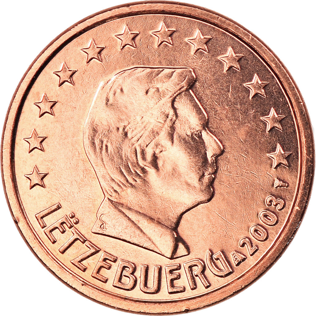 Luxembourg, Euro Cent, 2003, Utrecht, BU, FDC, Copper Plated Steel, KM:75