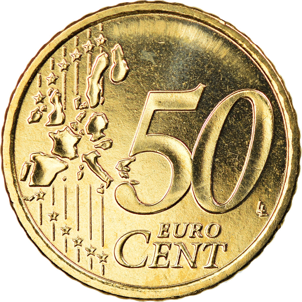 Finland, 50 Euro Cent, 2000, Vantaa, BU, MS(65-70), Brass, KM:103