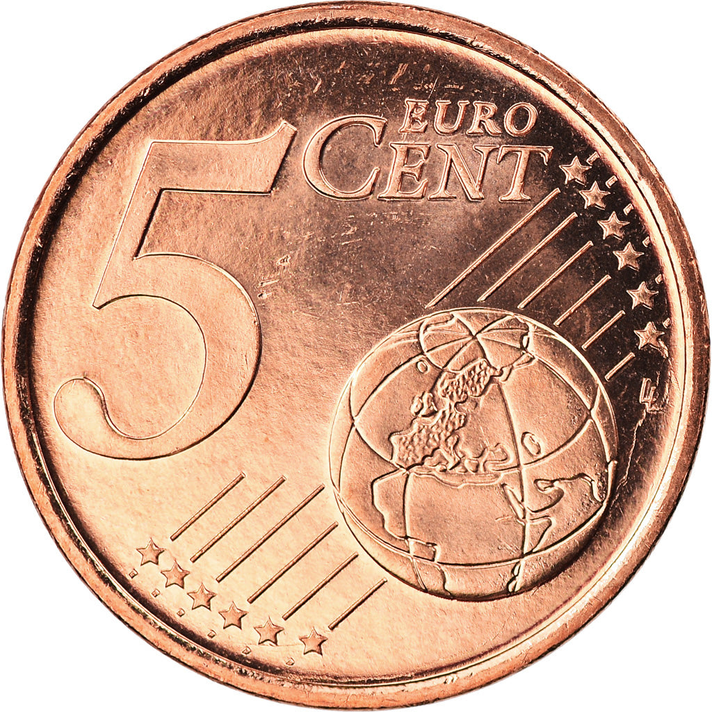 Finland, 5 Euro Cent, 2002, Vantaa, BU, MS(65-70), Copper Plated Steel, KM:100