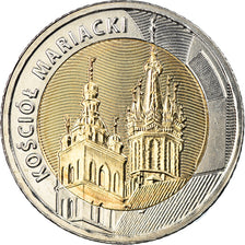 Moneta, Polonia, 5 Zlotych, 2020, Warsaw, SPL, Bi-metallico