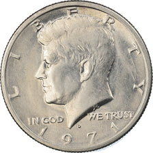 Coin, United States, Half Dollar, 1971, Denver, EF(40-45), Copper-Nickel Clad