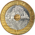 Coin, France, Mont Saint Michel, 20 Francs, 1992, AU(55-58), Tri-Metallic