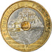 Coin, France, Mont Saint Michel, 20 Francs, 1992, AU(55-58), Tri-Metallic