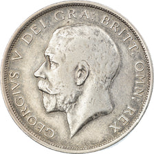 Coin, Great Britain, George V, 1/2 Crown, 1914, VF(30-35), Silver, KM:818.1