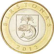 Lithuania, 2 Litai, 2012, KM #New, MS(63), Bimetallic, 7.48