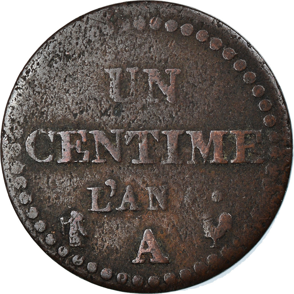 Monnaie, France, Dupré, Centime, AN 6, Paris, TB, Bronze, Gadoury:76, KM:646