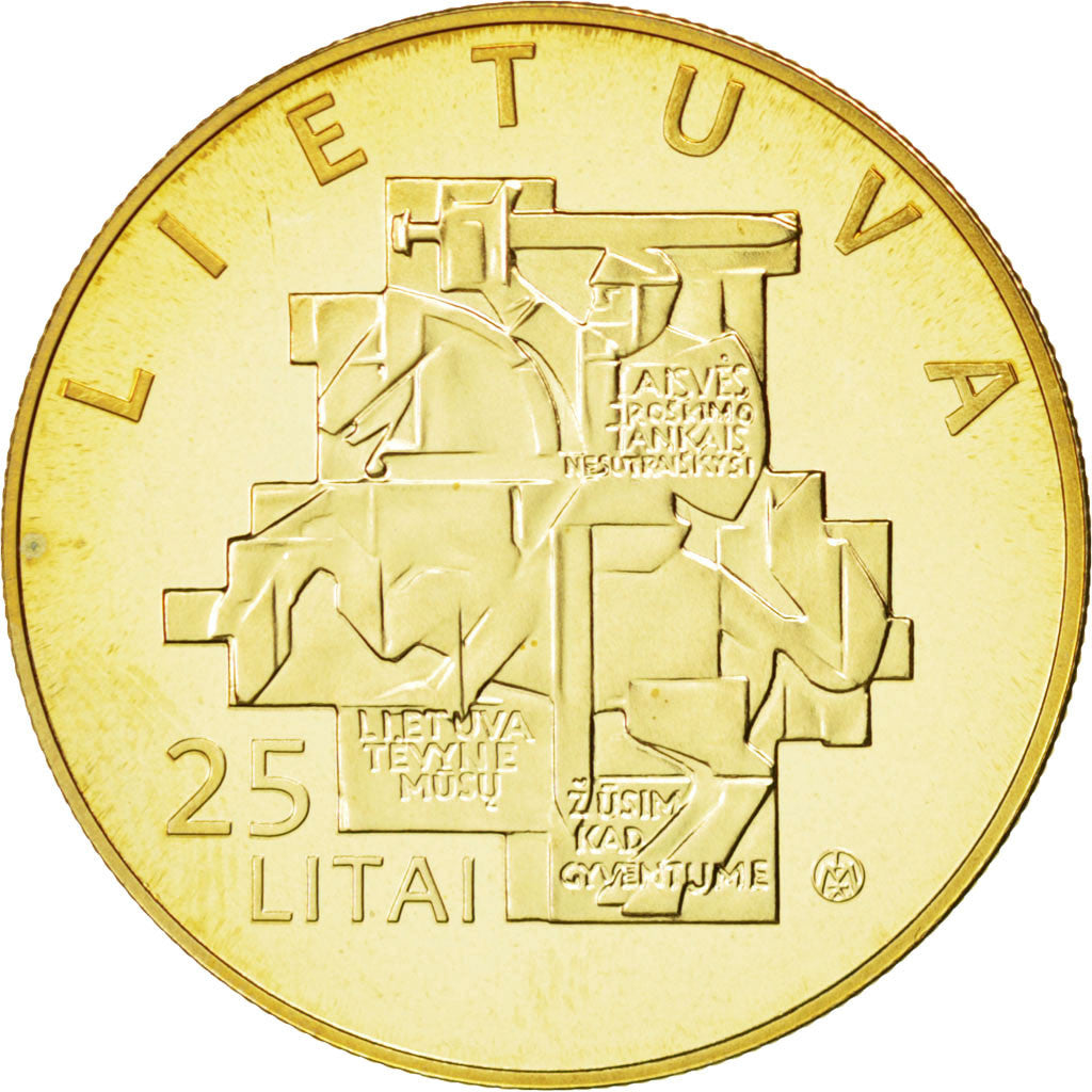 Lituania, 25 Litai, 2013, SPL, Rame-nichel-zinco, KM:New