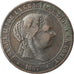 Coin, Spain, Isabel II, 2-1/2 Centimos, 1867, Segovia, EF(40-45), Copper