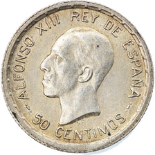Monnaie, Espagne, Alfonso XIII, 50 Centimos, 1926, Madrid, SUP, Argent, KM:741