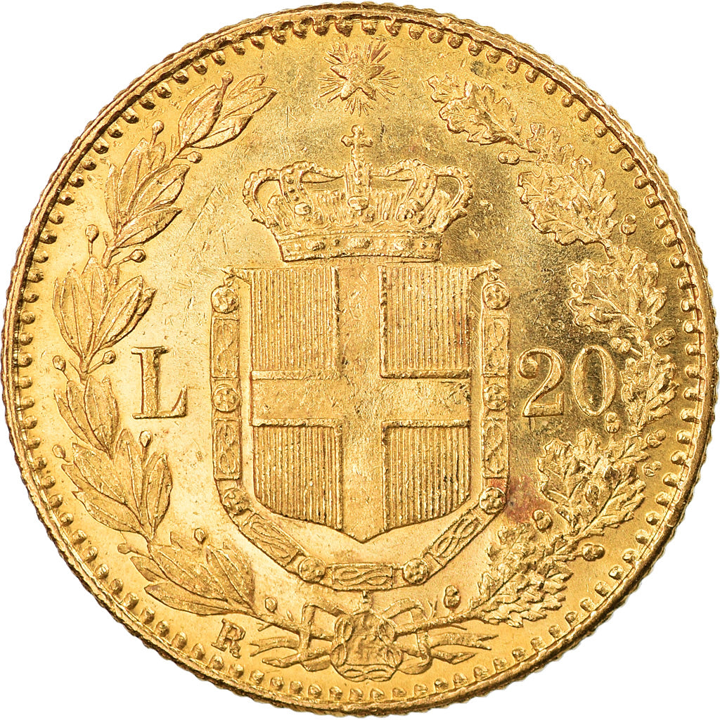 Monnaie, Italie, Umberto I, 20 Lire, 1882, Rome, SUP+, Or, KM:21