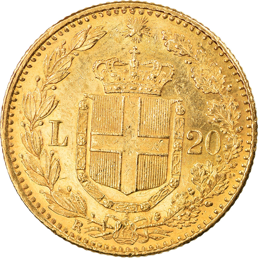Monnaie, Italie, Umberto I, 20 Lire, 1882, Rome, SUP+, Or, KM:21
